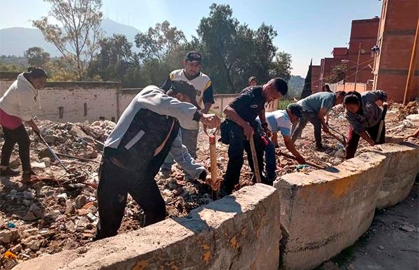 Involucra a Antorcha a ciudadanos en cuidado de patrimonio público 