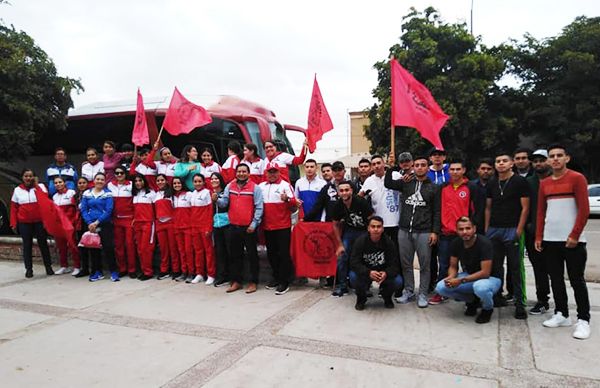 Más sonorenses parten hacia la vigésima Espartaqueada Deportiva