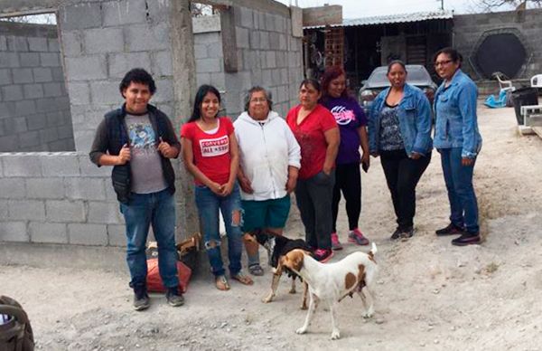 Construyen habitaciones para antorchistas de Piedras Negras