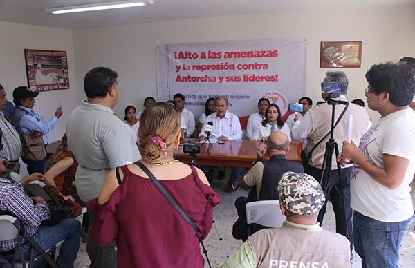 Los antorchistas veracruzanos condenan las amenazas del gobernador de Puebla