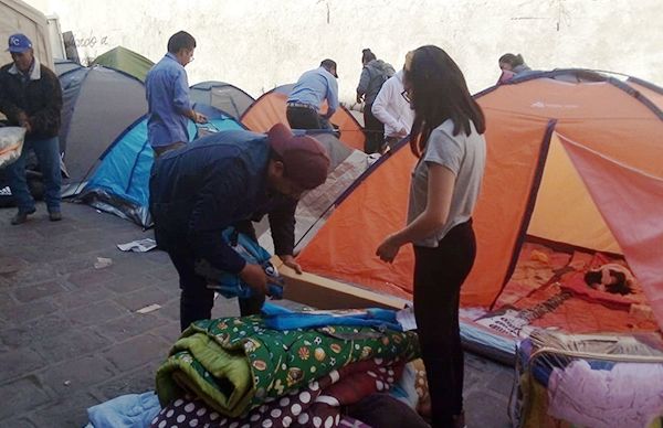 Campesinos levantan plantón del TECA 