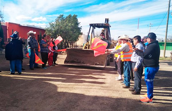 Arranca obra de pavimentación en La Providencia