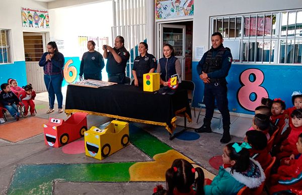 Inculcan a niños preescolares educación vial