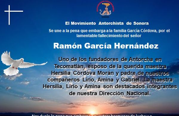 Esquela: Ramón García Hernández 