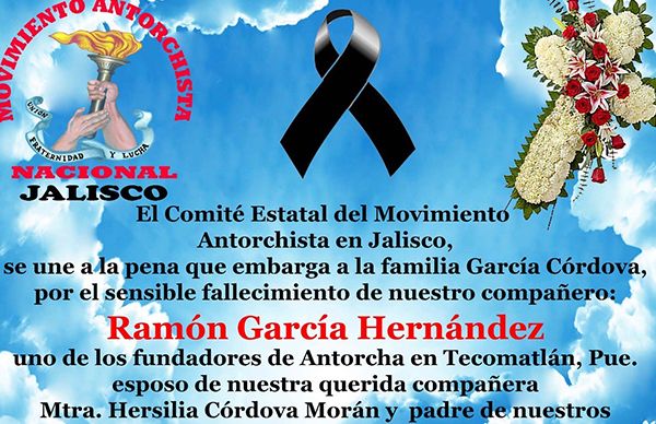 Esquela: Ramón García Hernández 