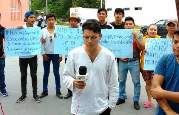 Otoniel Segovia, usa a la fuerza pública para reprimir y detener a jóvenes del Albergue Estudiantil Felipe Carrillo Puerto