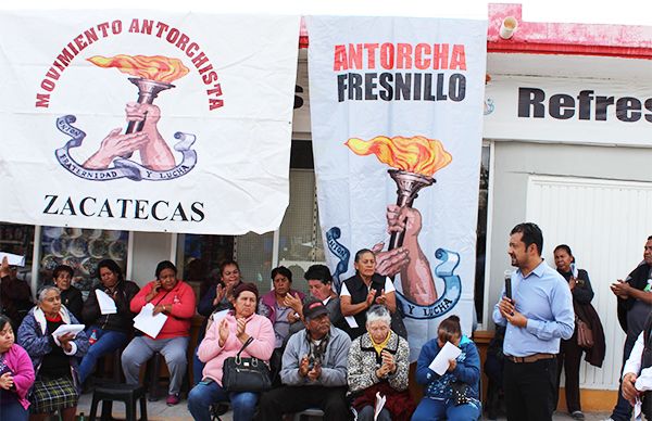 La solidaridad del pueblo al líder zacatecano