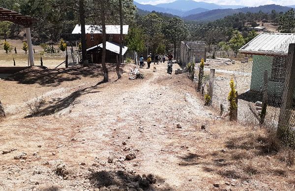 Van antorchistas de Tlaxiaco por pavimentación de calle principal