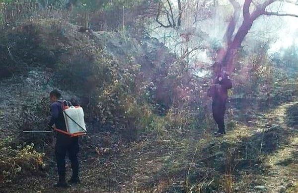 Provoca quema de basura incendio forestal