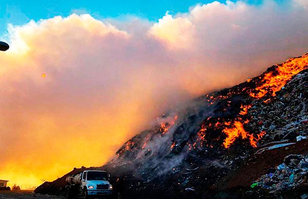 ¡Arde el basurero intermunicipal en tiempos de pandemia! 