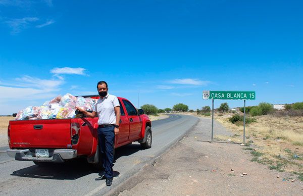 Financia Antorcha 5 mil despensas para familias de Zacatecas