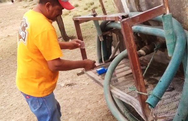 Cloran agua en pozos y tanques elevados de Villa de Ramos.