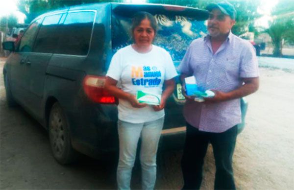 Apoya organización antorchista con medicamentos a comunidades de Real de Catorce