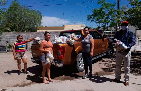 Recorre alcaldesa antorchista comunidades de Villa Hidalgo con apoyo para familias