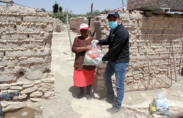 Activa Antorcha apoyos alimentarios en Charcas 