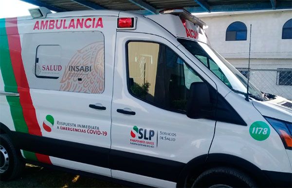 Adquiere ayuntamiento de Charcas ambulancia para pacientes Covid-19