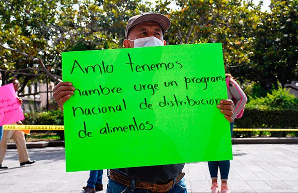 Piden alimento en San Luis Potosí 