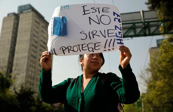 Los antorchistas nos solidarizamos con los trabajadores de la salud