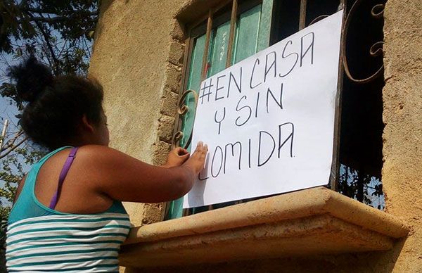 Trapos blancos, señal de hambruna en Oaxaca