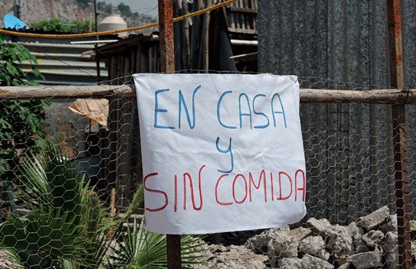 Trapos blancos señal de hambre; exigen a AMLO alimento 