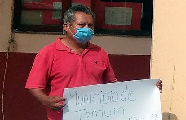 Familias de San Vicente Tancuayalab solicitan apoyo de alimentos 