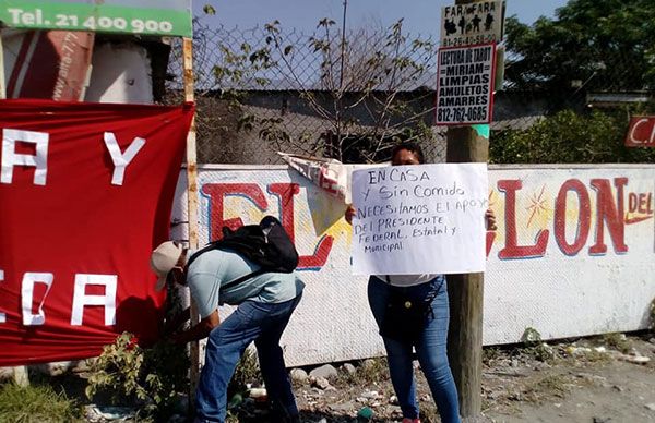 Protestan en Escobedo y Galeana por programa alimentario