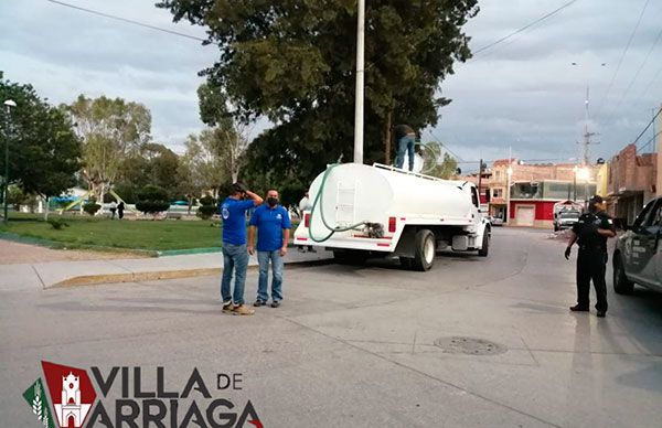 Refuerzan en Villa de Arriaga sanitización 