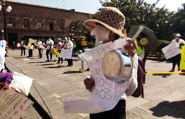 Cacerolazo en Plaza de Armas, San Luis Potosí