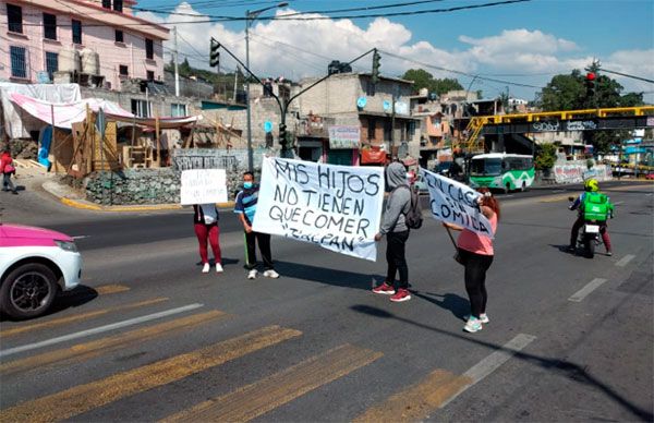 Reprimen con Guardia Nacional a familias por reclamar comida