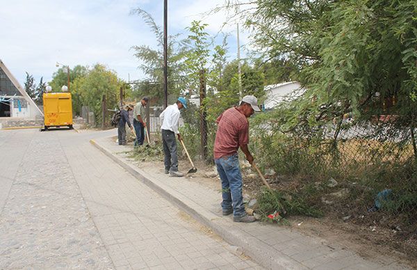 Acciones de limpieza se llevan a cabo en Charcas