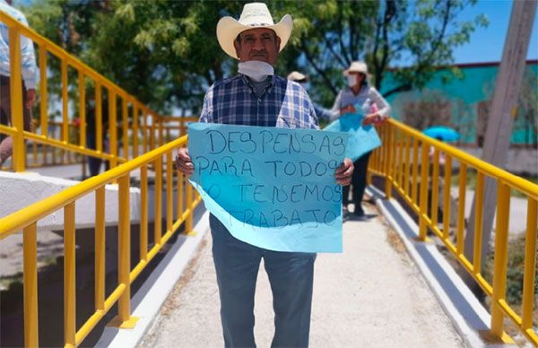 Piden intervención del Gobierno federal para la entrega de alimento