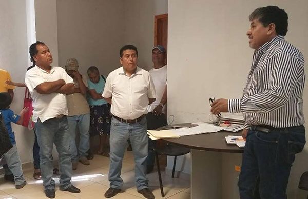 Antorcha realizó gestión ante la presidencia municipal de Tanlajás