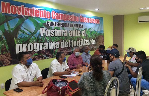 No politizar el tema del fertilizante, exige Movimiento Campesino Guerrerense