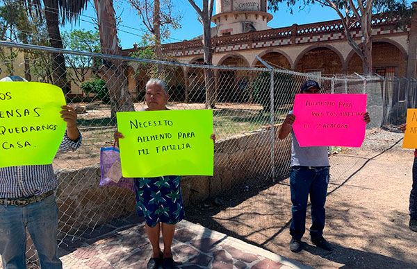 Protestan en plaza San Antonio por plan alimenticio