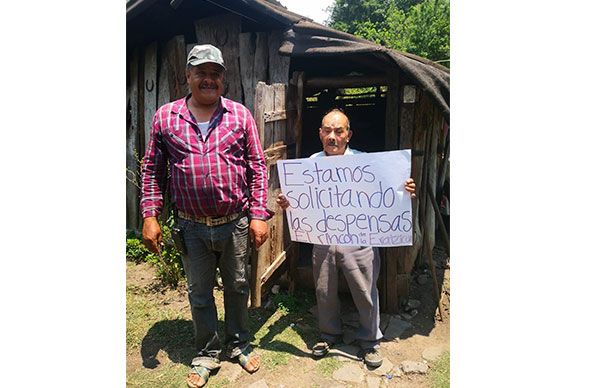 El gobierno de Madero viola acuerdos de entregar apoyos a familias pobres