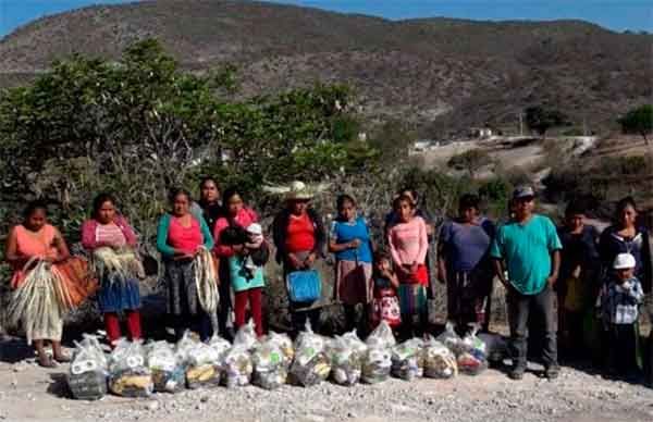 Logra Antorcha despensas para pobladores de Olinalá