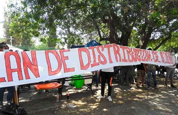 Persisten protestas contra SEBIEN, exigen apoyo alimentario