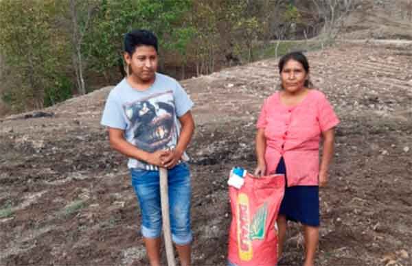 Reciben campesinos de Chilapa semilla mejorada de maíz