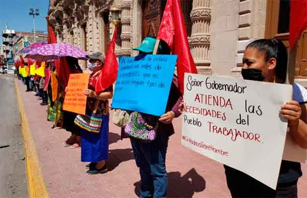 Exigen al Estado un programa alimentario por la crisis de covid-19