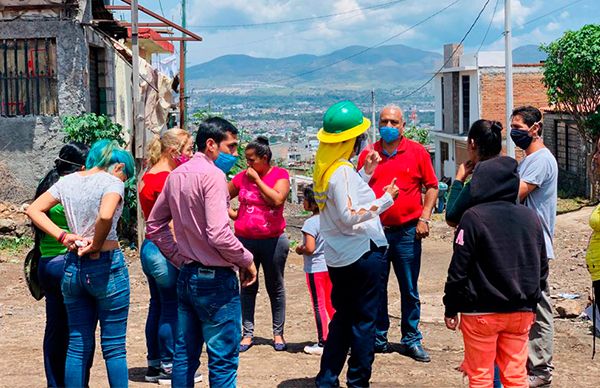 Familias antorchistas de Ciudad Jardín luchan por la introducción de red eléctrica