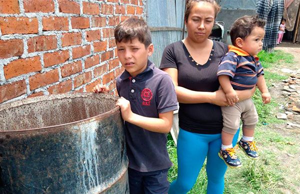 En Tangancícuaro, habitantes luchan por el servicio de agua potable