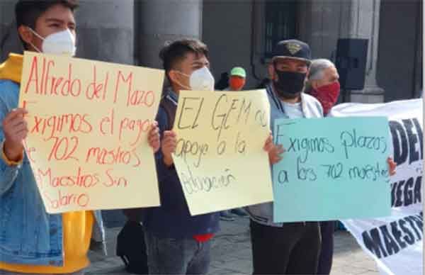 Obstruye Del Mazo educación en Edomex con impago a maestros