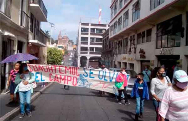 Antorcha marcha en Cuernavaca; exige fertilizante para los campesinos