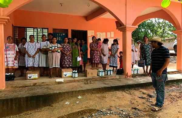 Se benefician con herbicidas campesinos amuzgos de Xochistlahuaca