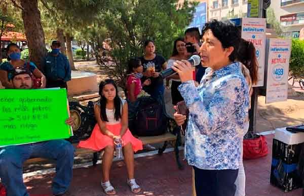 Suman familias de Chihuahua 7 semanas en demanda de programa alimentario