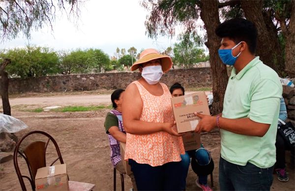 Antorcha logra despensas para familias de Zacatecas