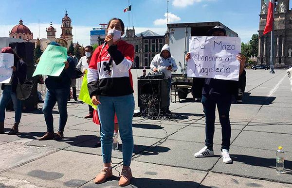 Persiste negativa de Del Mazo a pagar a docentes mexiquenses 