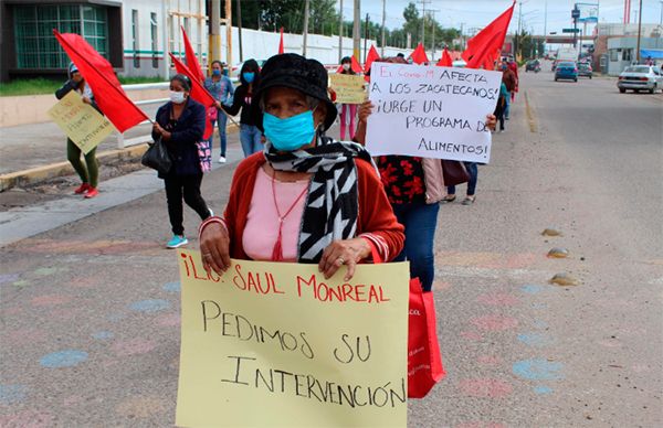 Con marcha piden en Fresnillo reactivar desarrollo urbano