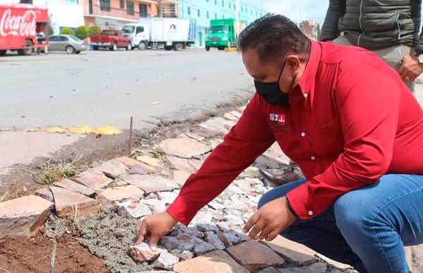 Inicia regeneración de espacio público  