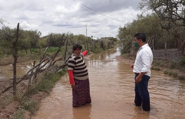 Apoya ayuntamiento de Villa de Ramos a damnificados por las lluvias 